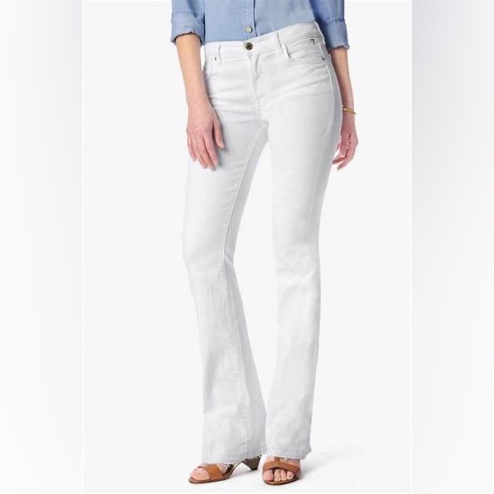 🆕 Calvin Klein white boot cut flare denim jeans